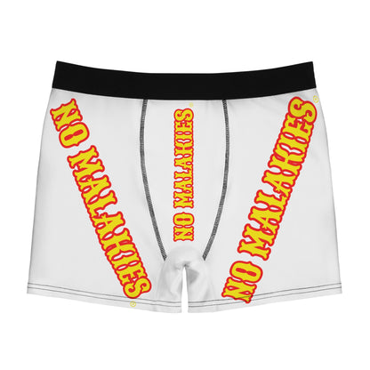 No Malakies Men's Boxer Briefs (AOP)