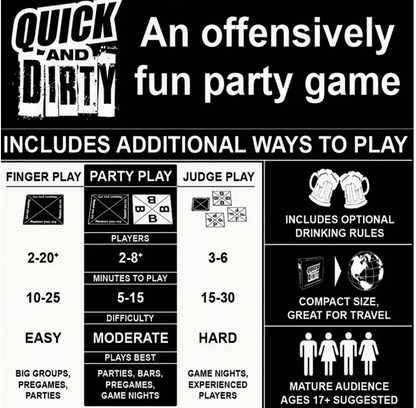 Quick & Dirty - CARD GAME