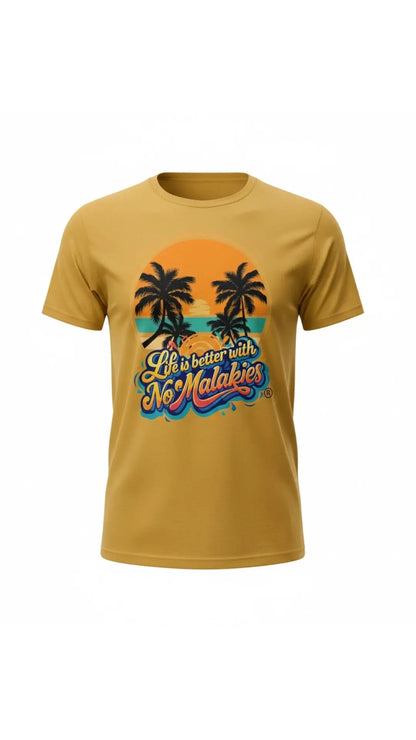 yellow t-shirt
summer tee
life is better
graphic tee
Australia